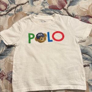 Polo by Ralph Lauren Kids White Bear Graphic T-Shirt